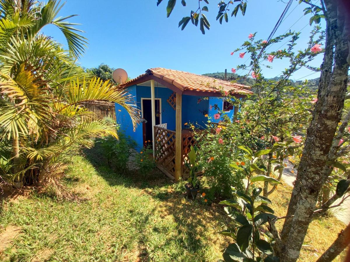 Chales Encantos De Cunha Azul Exterior foto